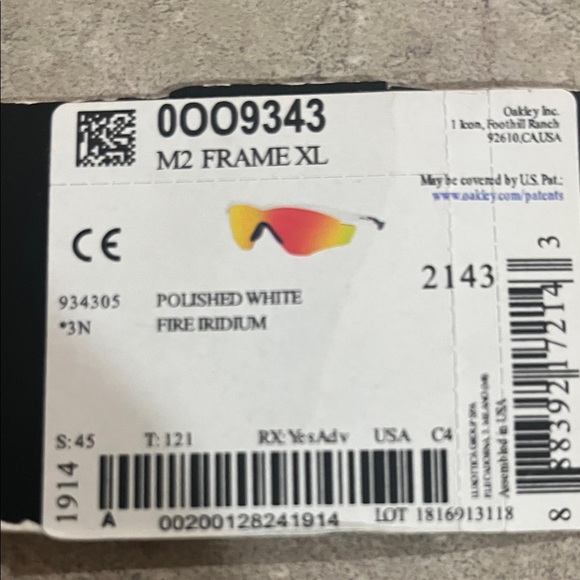 Oakley Black and White Performance Sunglasses - Picture 5 of 7